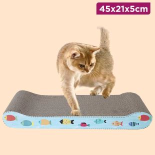 Corrugated Paper Scratching Board For Cats 45 x 21 x 5cm
