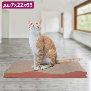 لوحة خدش من الورق المموج للقطط