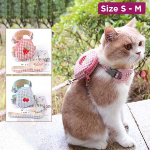 Dog Harness with Backpack and Walking Rope