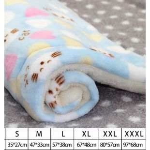 بطانية قطيفة ناعمة للحيوانات الأليفة بتصميم Cute Cats