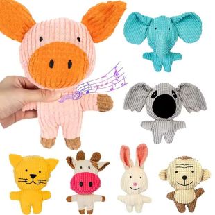 Plush Animal Shaped Toy for Pets