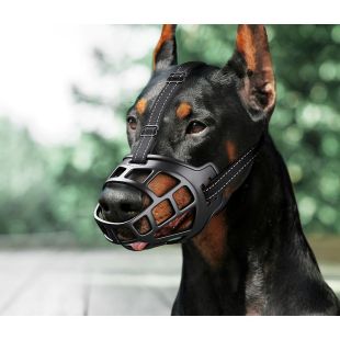 Anti-Bite Dog Muzzle with Nylon Strap