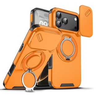 Protection Case with Magnetic Window and Stand for iPhone