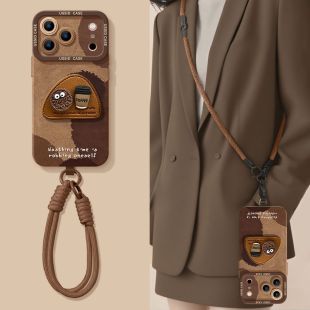 غطاء حماية كلاسيكي مع سوار قصير و طويل لأجهزة آيفون