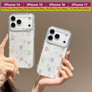 غطاء حماية بتصميم Star Glitter أنيق لأجهزة آيفون