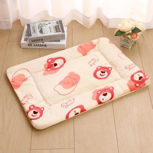 بطانية دافئة للحيوانات الأليفة بتصميم strawberry bear