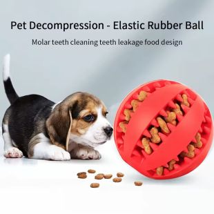 Interactive Rubber Ball Toy for Dogs