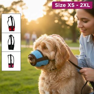 Anti-bite Cotton Mouth Mask For Dogs