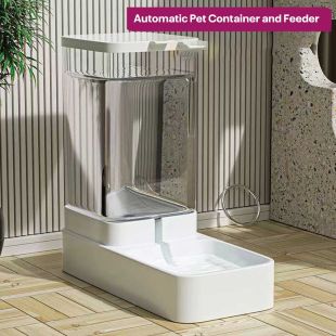 حاوية ووعاء شرب الحيوانات الأليفة الاوتوماتيكية