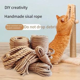 Multi-Size Natural Jute Rope for Pets