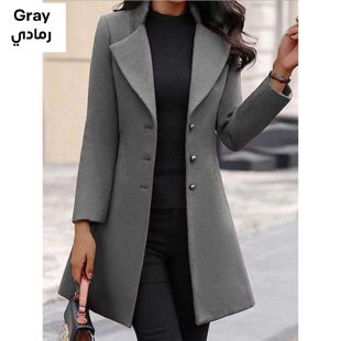 Women's Classic Mid-Length Winter Coat Size Large