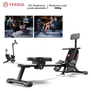 Rowing Machine R1 Foldable Magnetic Resistance with Stand for iPad by YESOUL