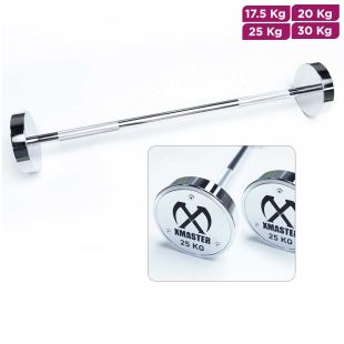 Straight Steel Bar with Fixed Weights by XMASTER