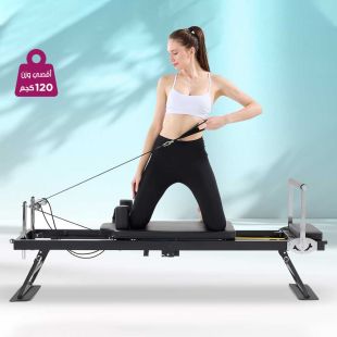 جهاز بيلاتس منزلي بنوابض معدنية قابل للطي