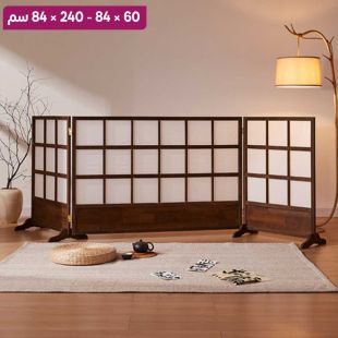 فاصل مكتبي كلاسيكي من خشب الصنوبر