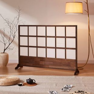 فاصل مكتبي كلاسيكي من خشب الصنوبر 120×84 سم - بدون تركيب