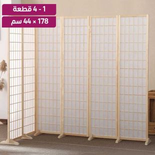 فاصل من خشب الصنوبر قابل للتجميع 178 × 44 سم