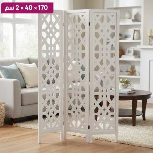 فاصل قابل للطي بتصميم مربعات خفيفة من خشب البولونيا 170 × 40 × 2 سم