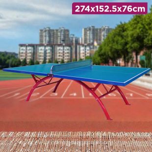 Outdoor Tennis Table with Large Edge - 274 × 152.5 × 76 cm
