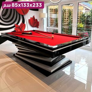 طاولة بلياردو بقاعدة متعددة الطبقات - 233 × 133 × 85 سم