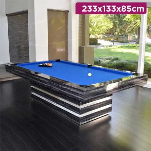 Luxury Billiard Table with Elegant Base - 233 × 133 × 85 cm