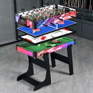 Foldable Multi-Game Table 4-in-1 