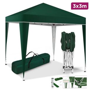 Green Portable Outdoor Tent 3 × 3 m