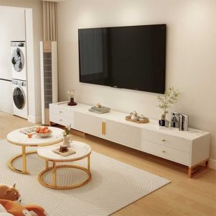 MDF TV Table with Doors and Drawers 120 × 30 × 40 cm