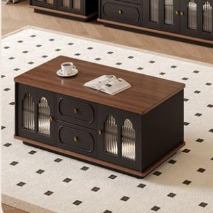 طاولة خشبية متعددة الإستخدامات مع 4 أبواب و 4 أدراج