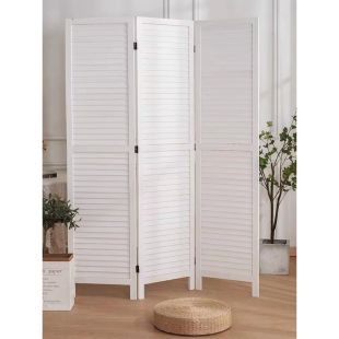 Paulownia Wood Foldable Leaf Slat Design Divider 170 × 40 × 2 cm