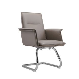 Faux Leather Office Chair with Metal Base 93 × 65 × 60cm