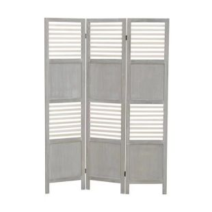 Paulownia Wood Foldable Horizontal Slat Design Divider 170 × 40 × 2 cm