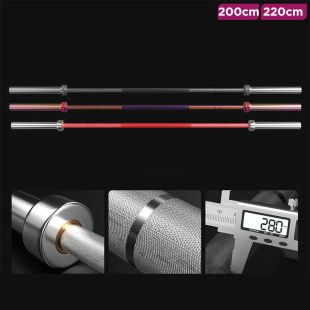 Comfortable Grip Steel Straight Barbell