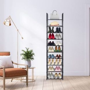 منظم أحذية معدني 10 طبقات