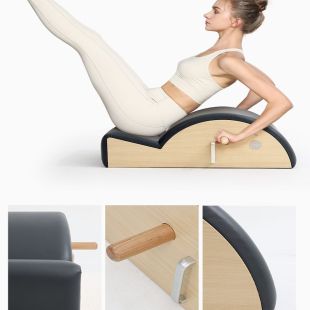 Solid Wood Pilates Spinal Alignment Barrel