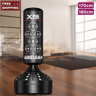 Two-speed Boxing Bag with Base 170 or 180 cm