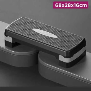 Adjustable Workout Step Platform 68×28×16 cm