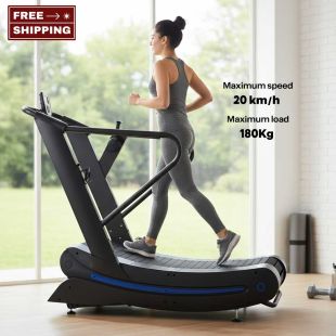 Adjustable Mechanical Running and Walking Treadmill 20 km/h with Digital Screen