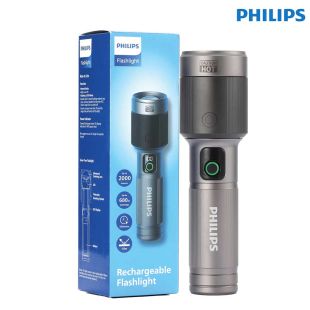 كشاف يدوي LED طويل المدى قابل للشحن من Philips