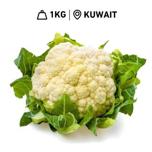 Fresh Kuwaiti Cauliflower Al Shamiah Farm (1 kg Approx)