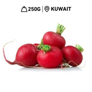 فجل أحمر كويتي طازج من مزارع الشامية (250 جرام تقريبًا)