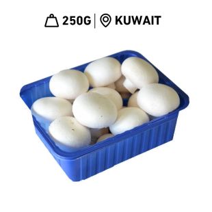 Fresh Kuwaiti White Mushroom Al Shamiah Farm (250 g Approx.)