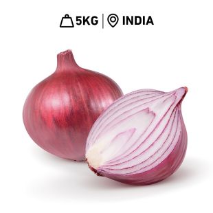 Fresh Indian Red Onion 5 kg Aprox