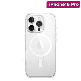 غطاء حماية مضاد للصدمات شفاف لهاتف iPhone 16 Pro مع MagSafe من Hishell