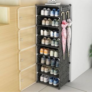 خزانة تنظيم أحذية مقاومة للغبار 4 طبقات