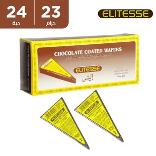 إليتيس - ويفر مثلث مغطى بالشوكولاتة 24 × 23 جم