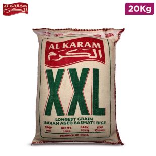 Al Karam XXL Indian Basmati Rice 20 kg