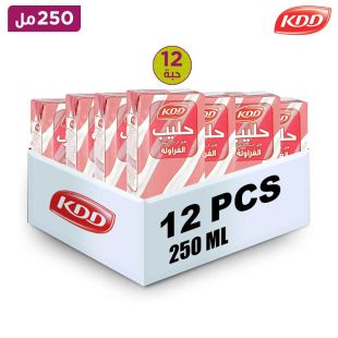 كى دى دى – حليب بنكهة الفراولة 12 × 250 مل
