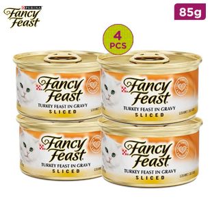Fancy Feast Sliced Turkey 4 x 85g