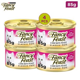 Fancy Feast - Classic Pate Chicken Feast Gourmet Cat Food 4 x 85g